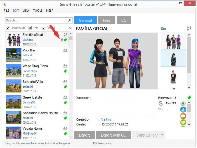 how to use sims 4 tray importer